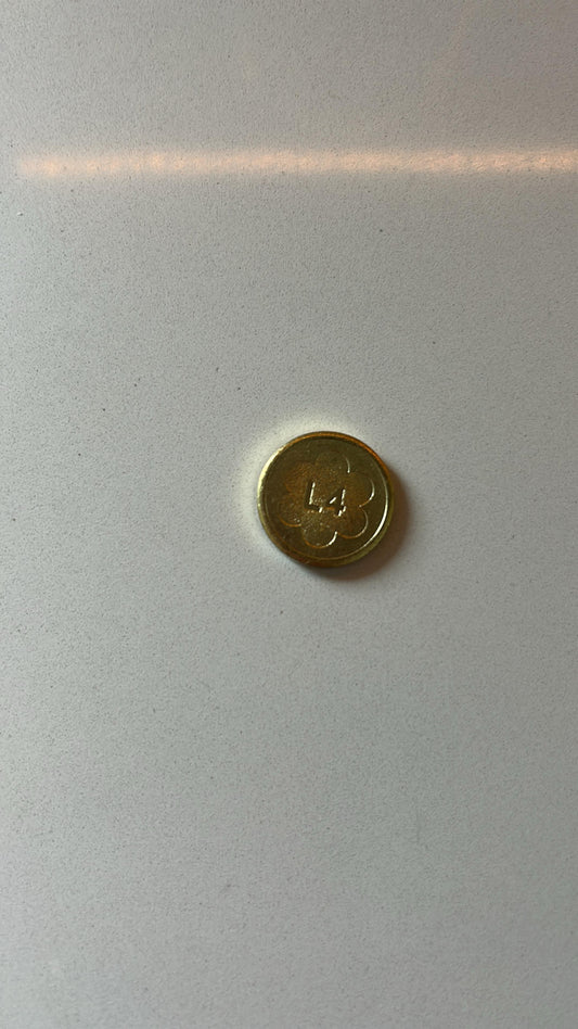 L4 gilt coloured minted