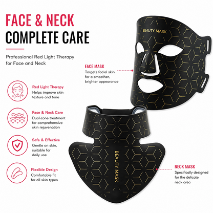 Red light therapy mask
